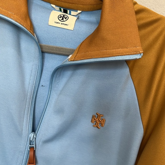 Tory Burch Color Block Zip Jacket - Picture 2 of 4